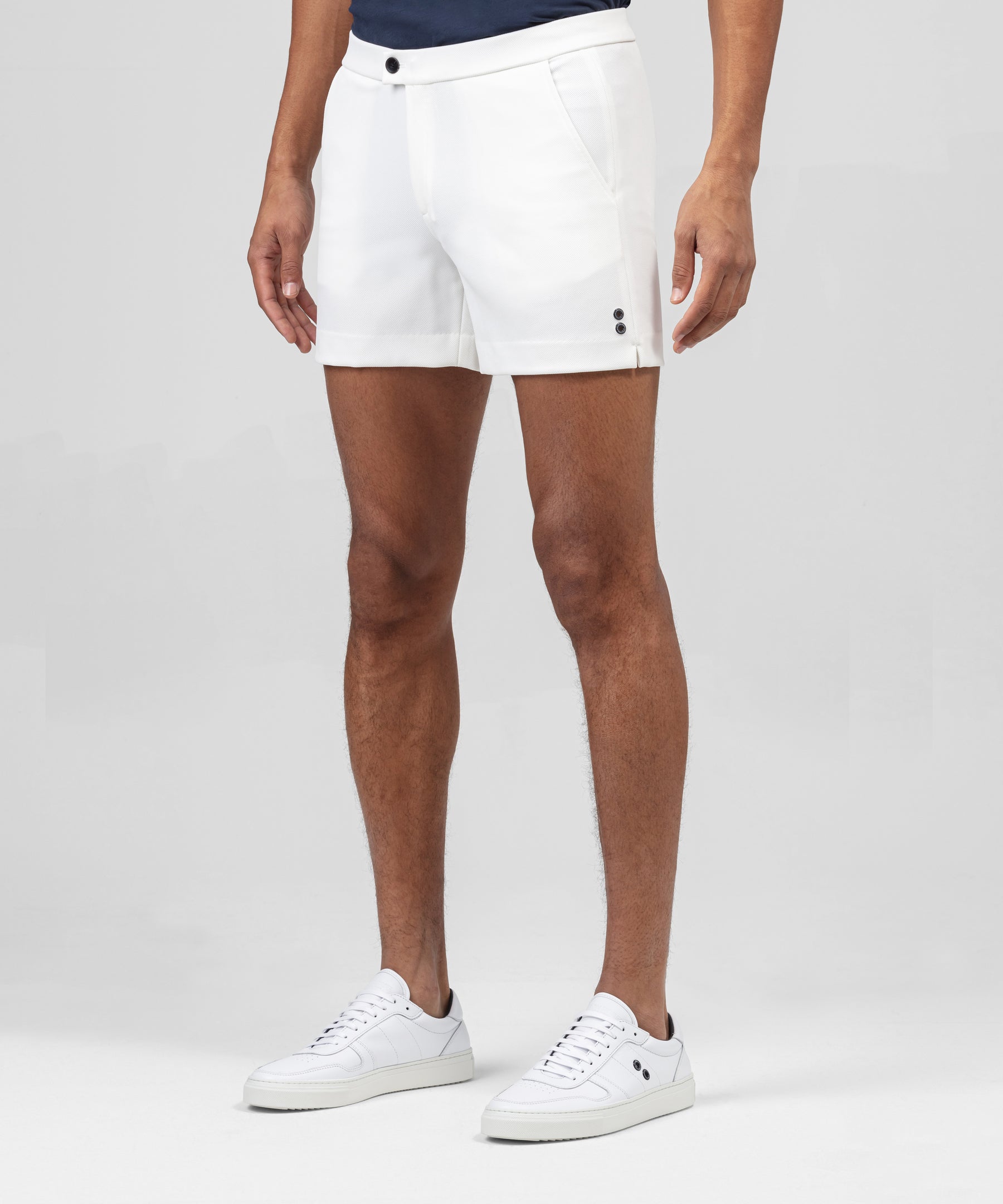 RD Tennis Shorts: White
