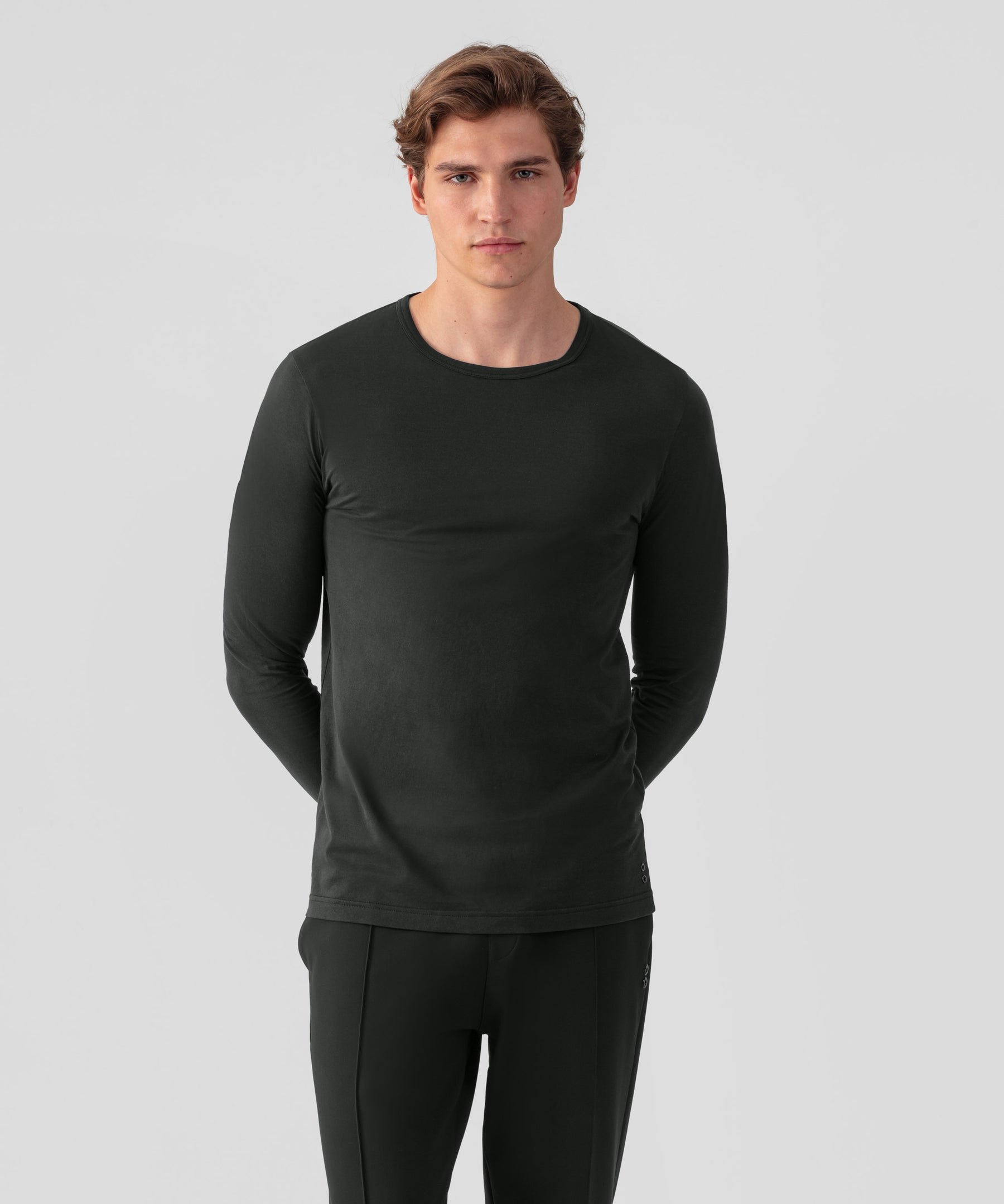 Long Sleeve T-Shirt Eyelet Edition: Black