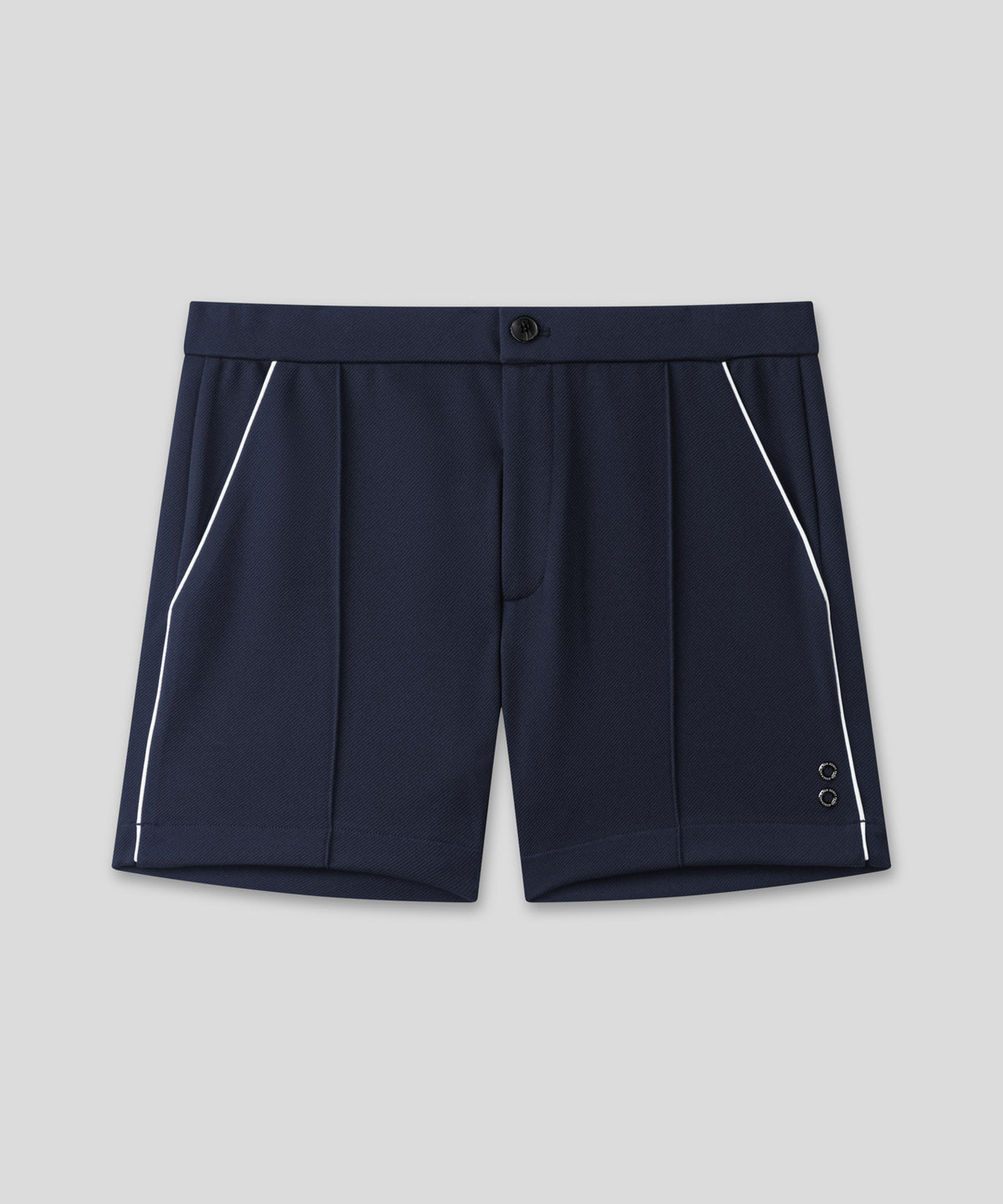 RD Tennis Shorts w. Piping: Navy