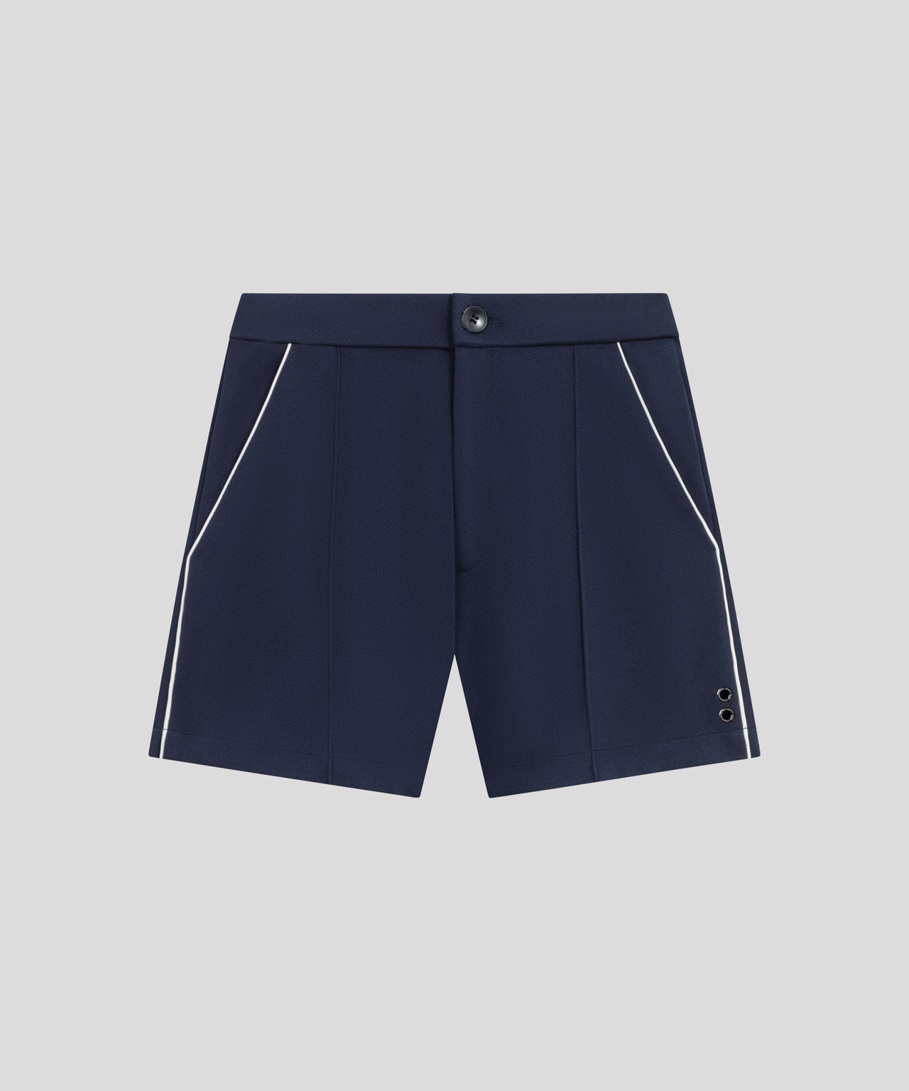 RD Tennis Shorts w. Piping: Navy