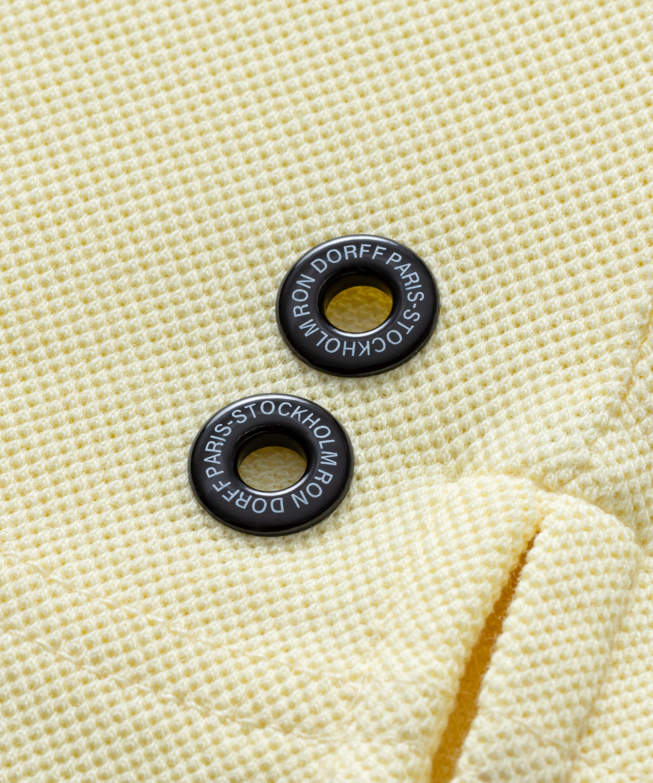 Cotton Piqué RD Polo: Scandi Yellow