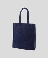 Cotton Terry Beach Bag: Navy