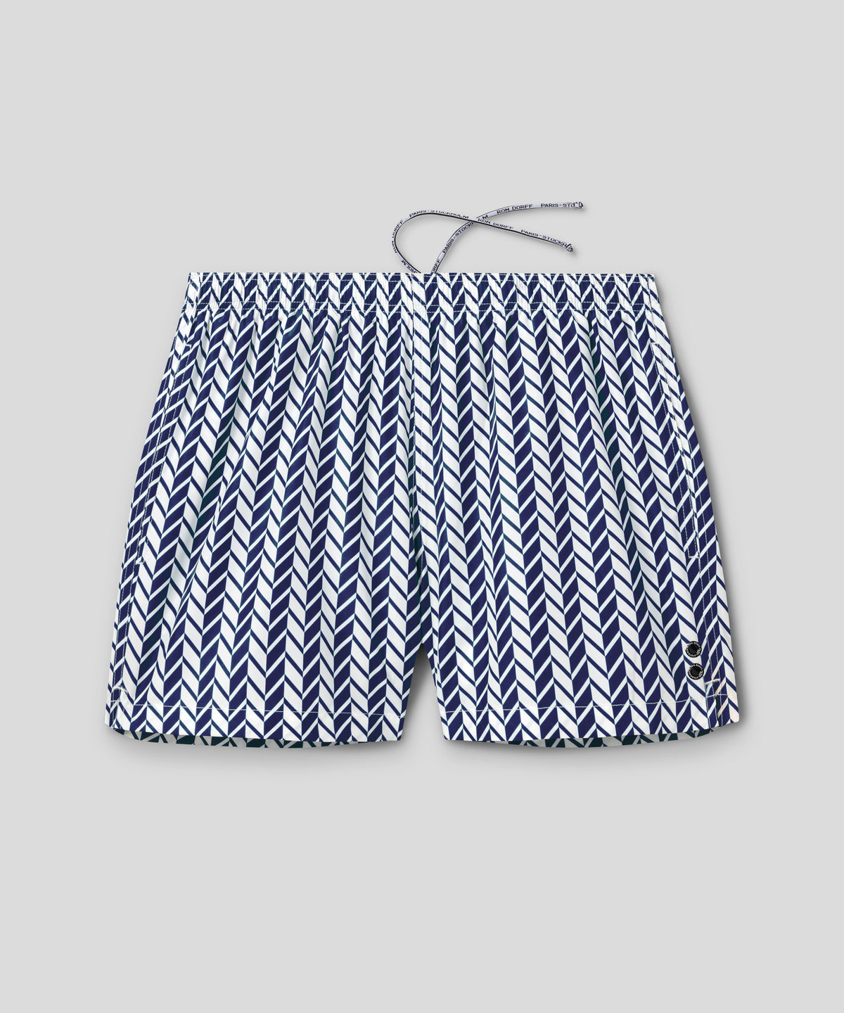 Swim Shorts w. Nordic Pattern: Navy