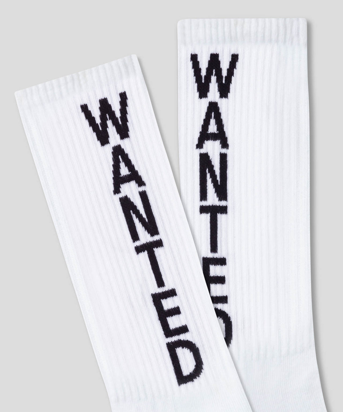 Sports Socks "WANTED": White