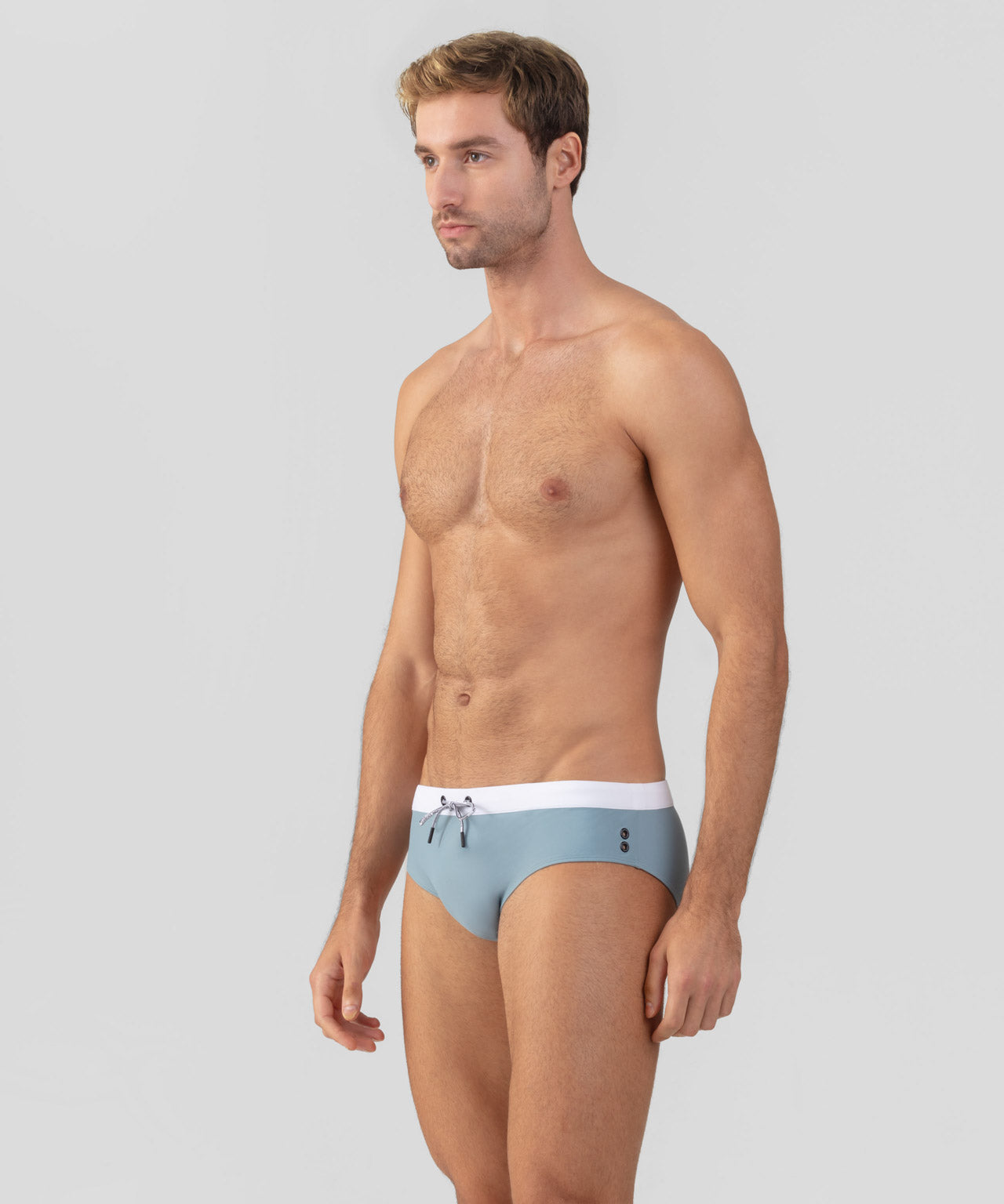 RD Swim Briefs w. Waistband: Aquamarine