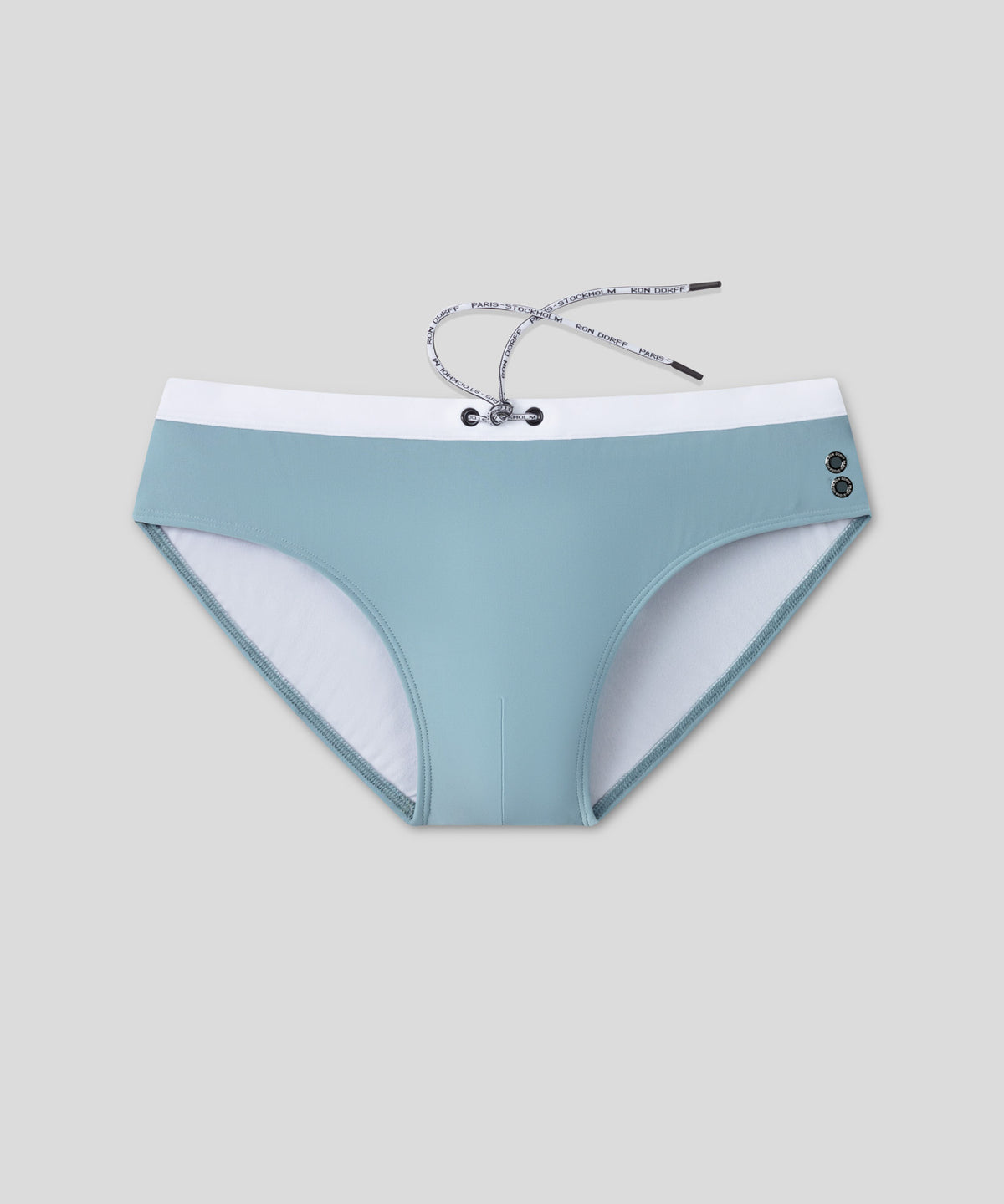Swim Briefs w. Waistband: Aquamarine