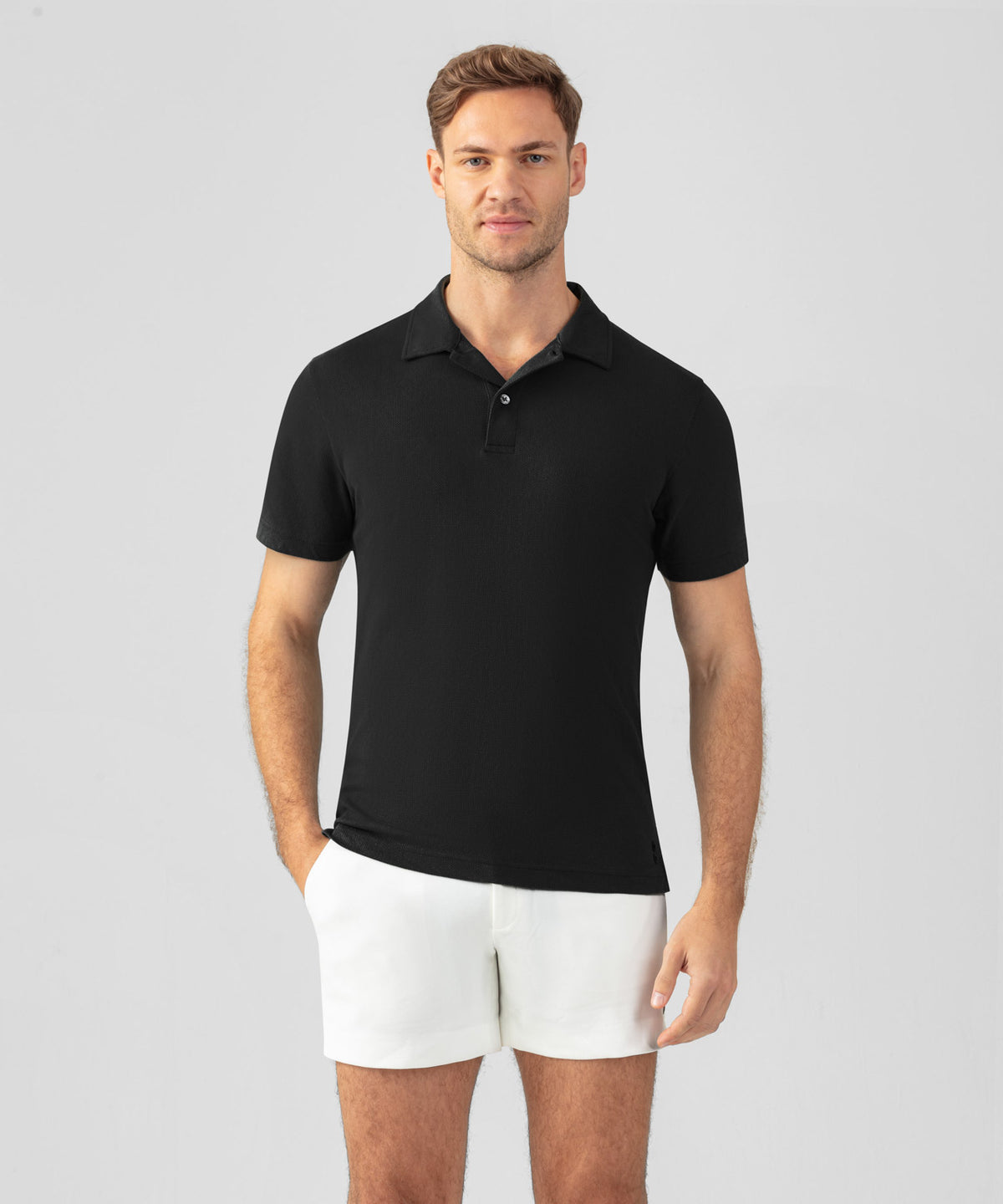 Mesh RD Polo: Black