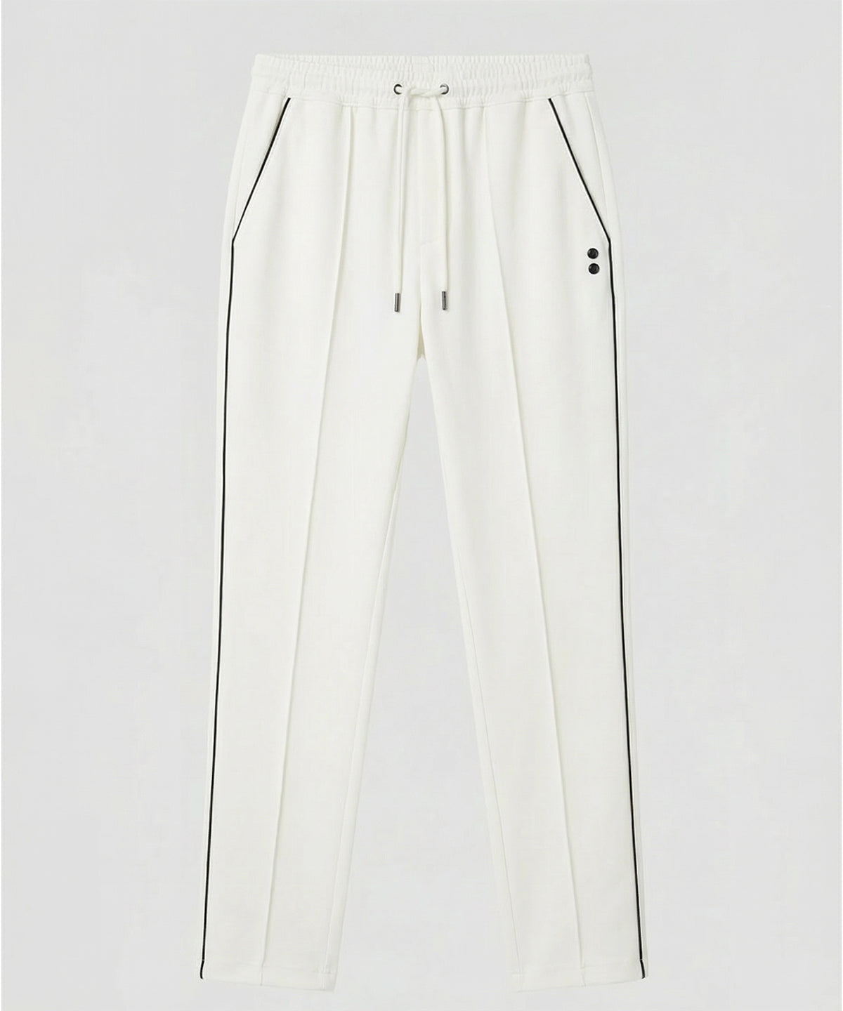 City Pants w. Piping: Off White