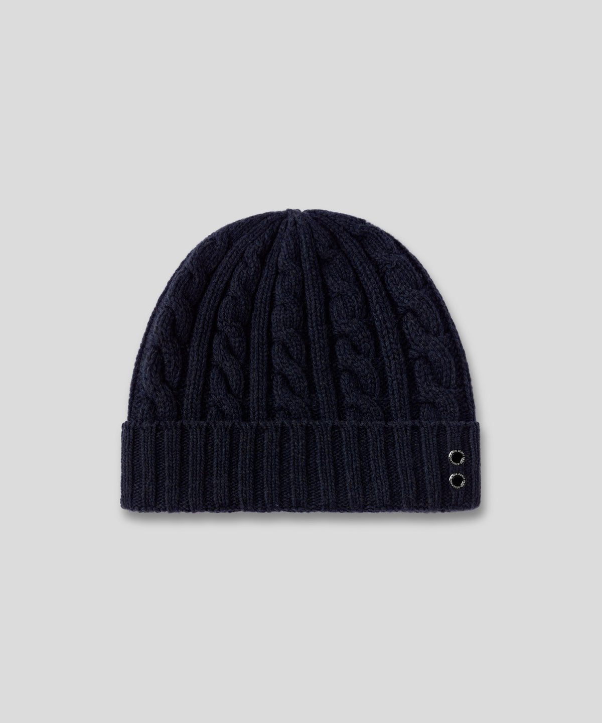 Wool Cashmere Telemark Beanie: Navy