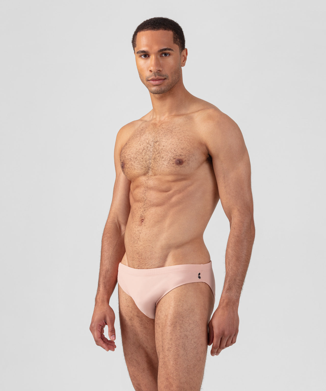 Slim Swim Briefs: Peach Nude