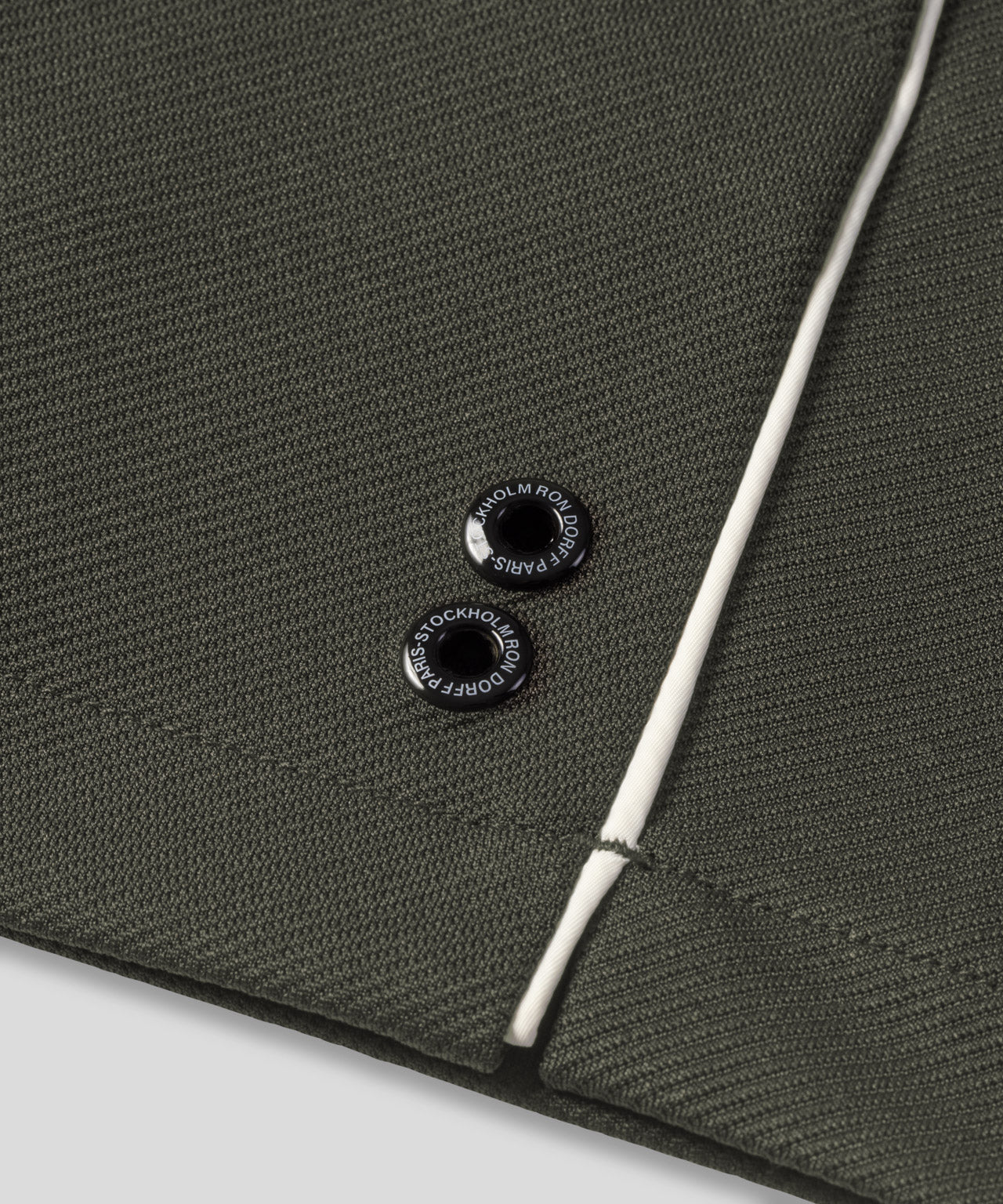 RD Tennis Shorts w. Piping: Dark Khaki