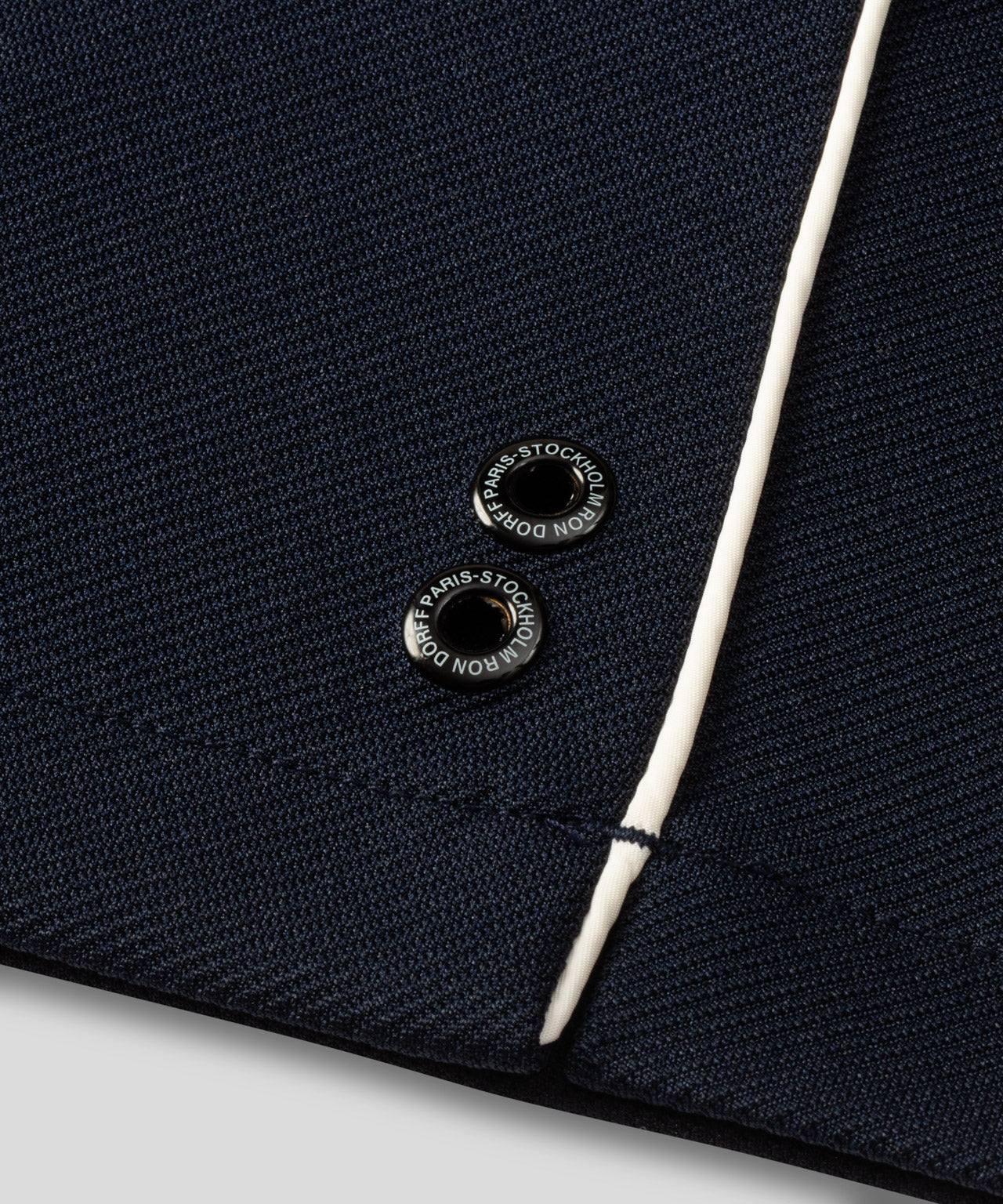 RD Tennis Shorts w. Piping: Navy