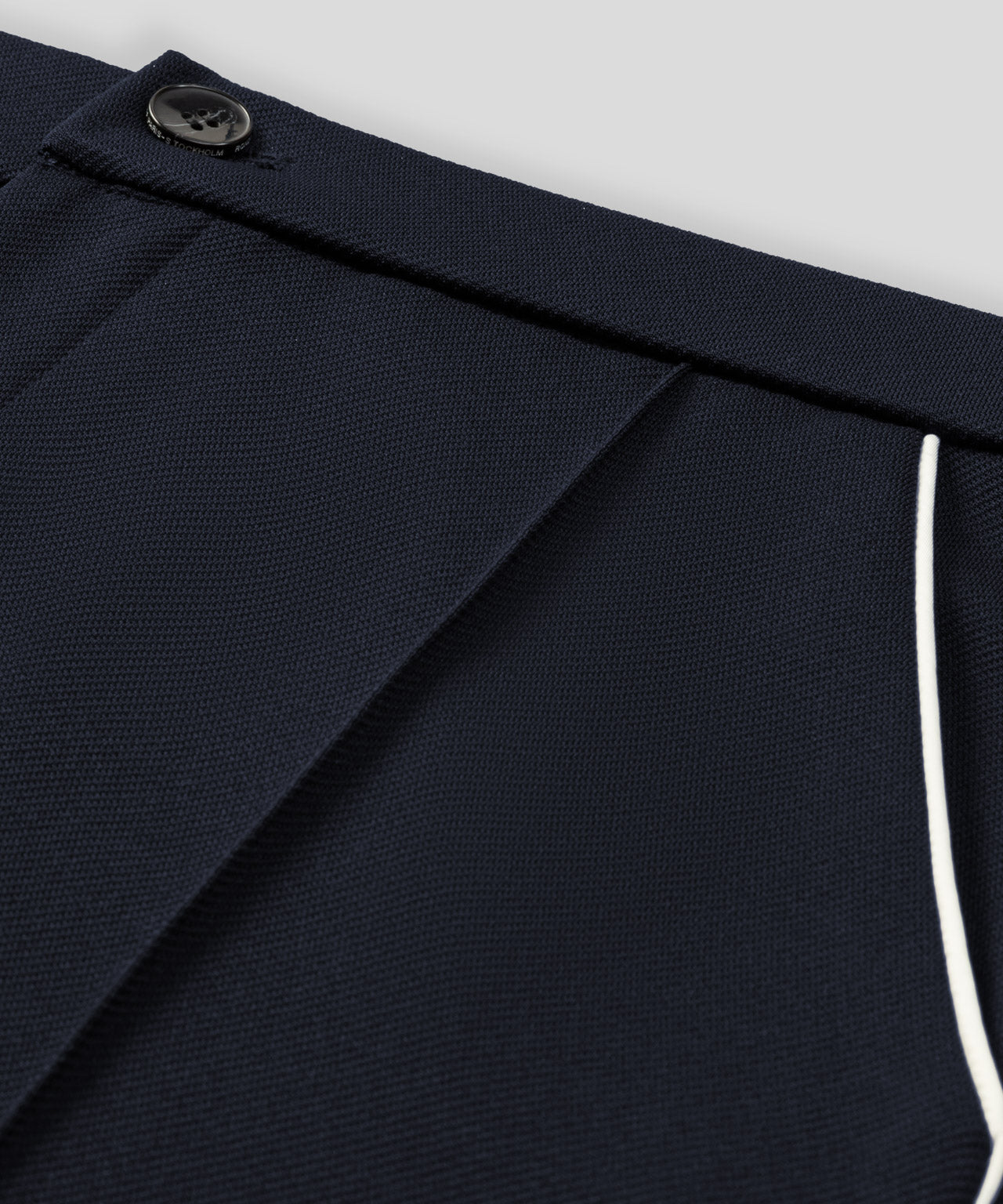 RD Tennis Shorts w. Piping: Navy