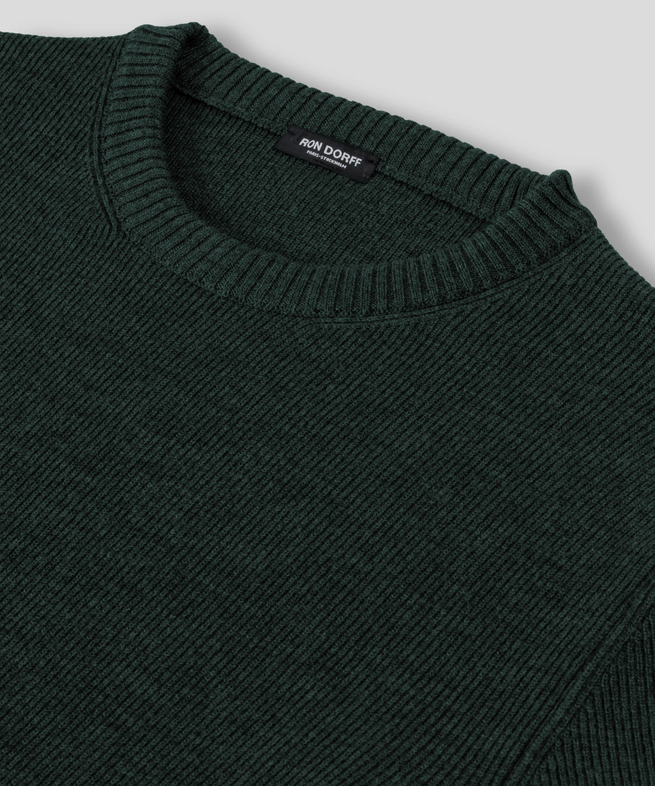 Ribbed Wool Sweater: Dark Khaki