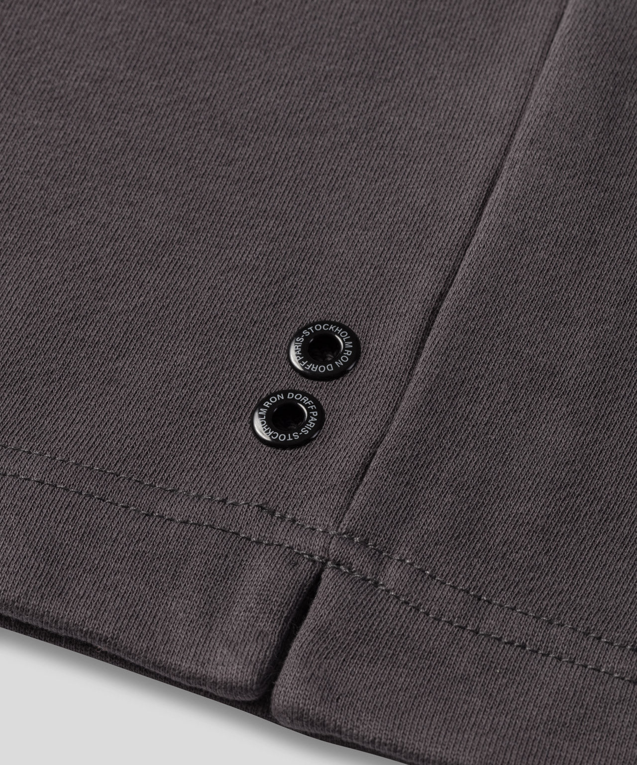 Organic Cotton Sleeveless Sweatshirt "DISCIPLINE": Cosmo Grey