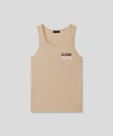 Organic Cotton Tank Top "DUNE NUDE": Nude