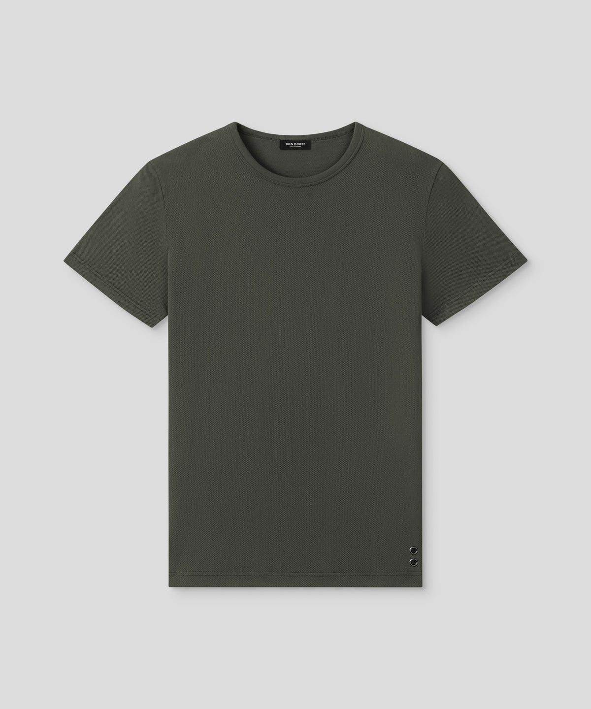 Cotton Mesh T-Shirt Eyelet Edition: Dark Khaki