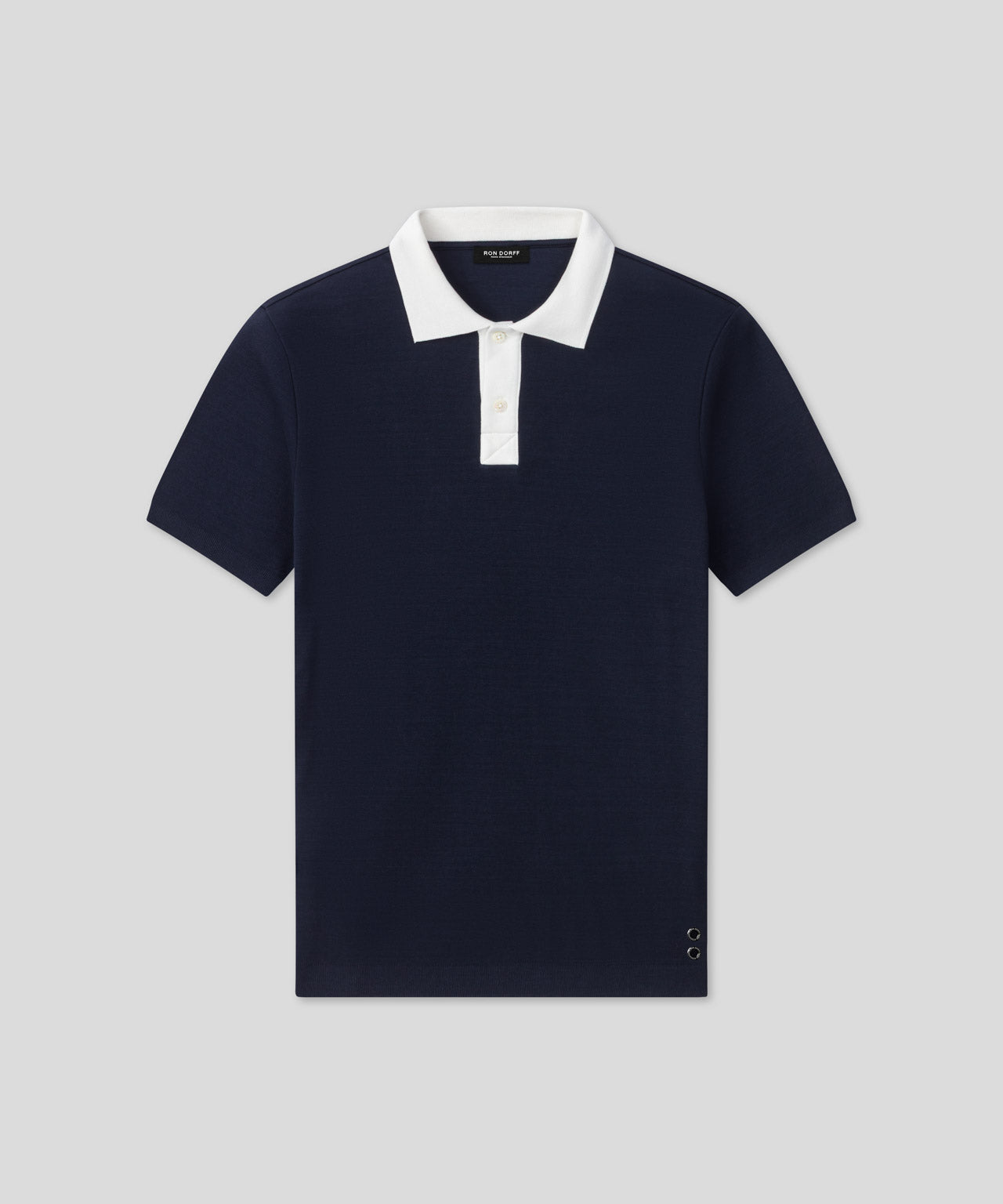 Cotton Piqué Premium Polo: Navy