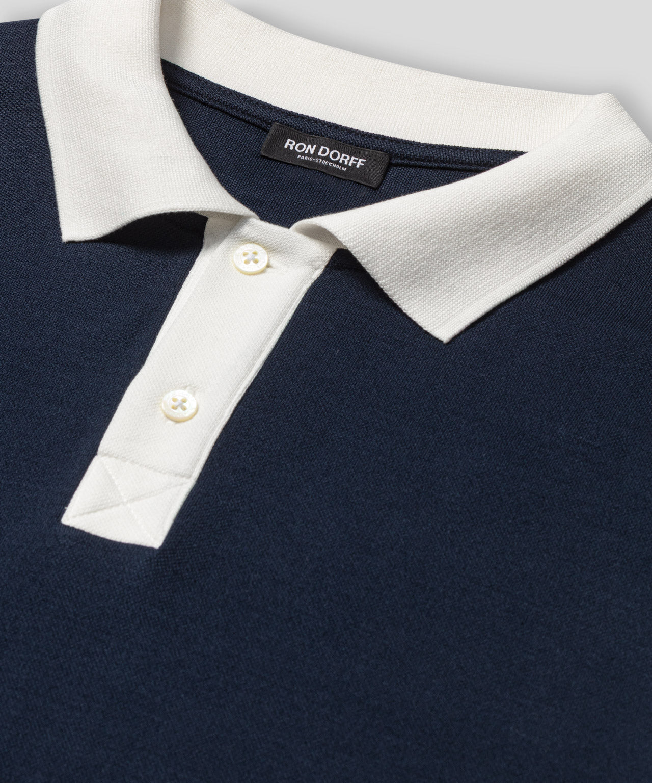 Cotton Piqué Premium Polo: Navy
