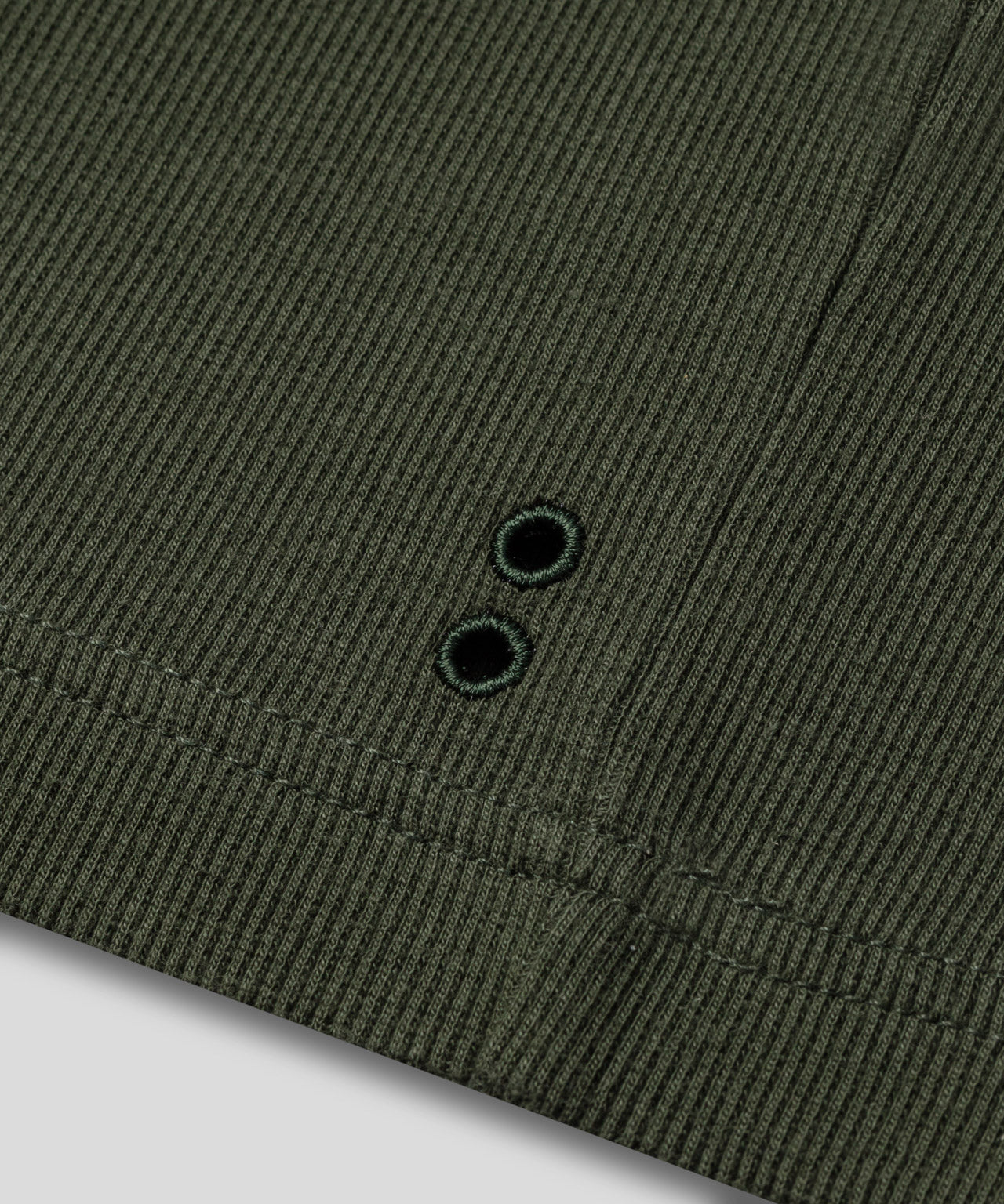 Army Ribbed Tank Top: Military Green