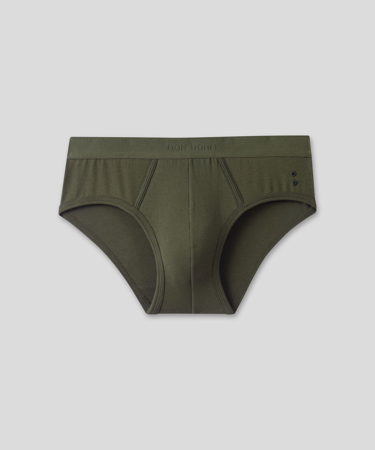 RON DORFF Y-Front Briefs: Military Green