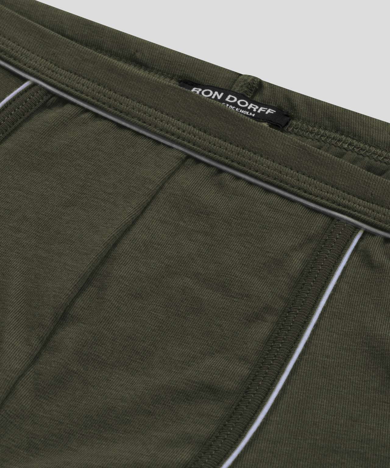 Y-Front Briefs w. Piping: Military Green