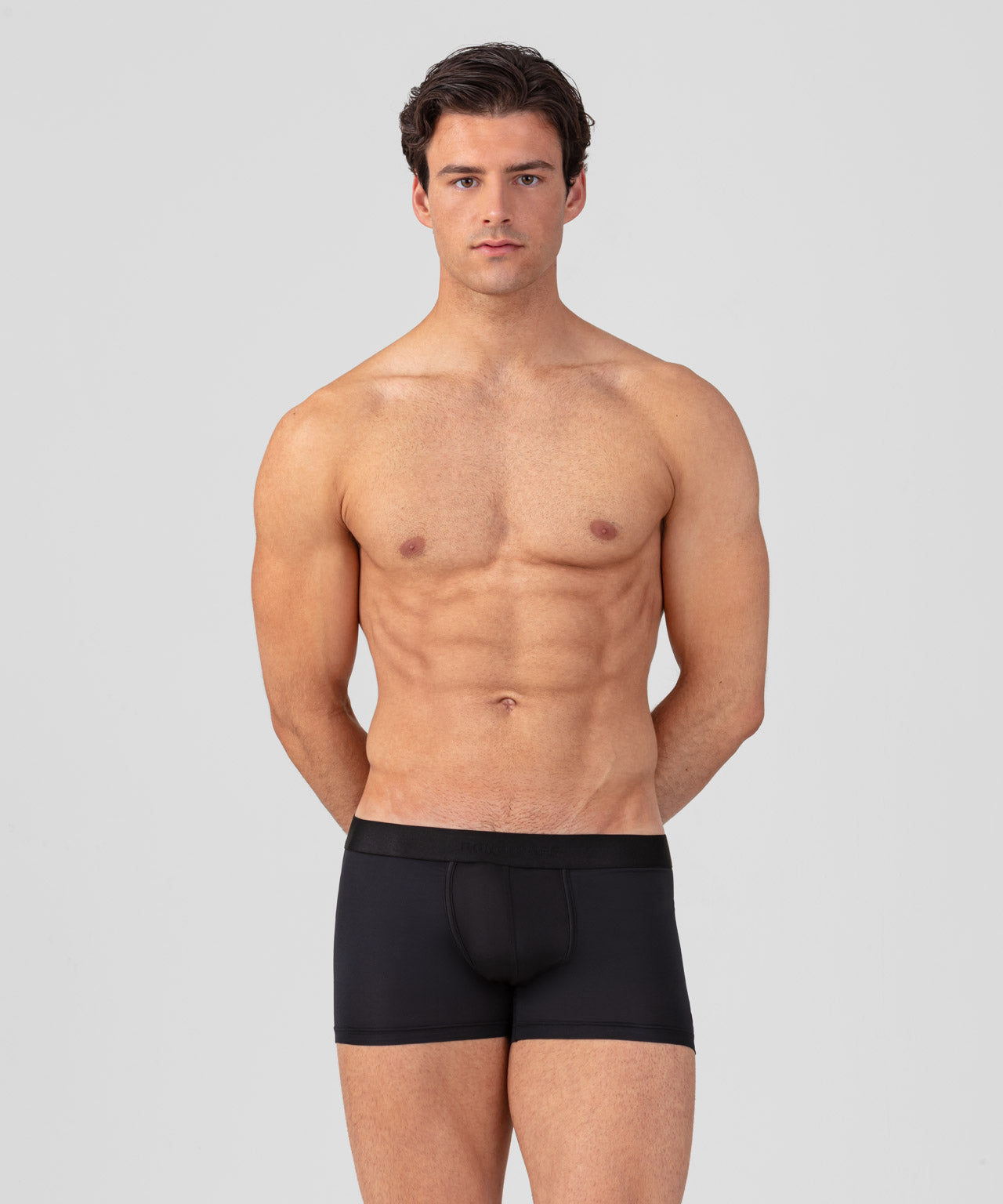 Sports Mesh Boxer Briefs: Black