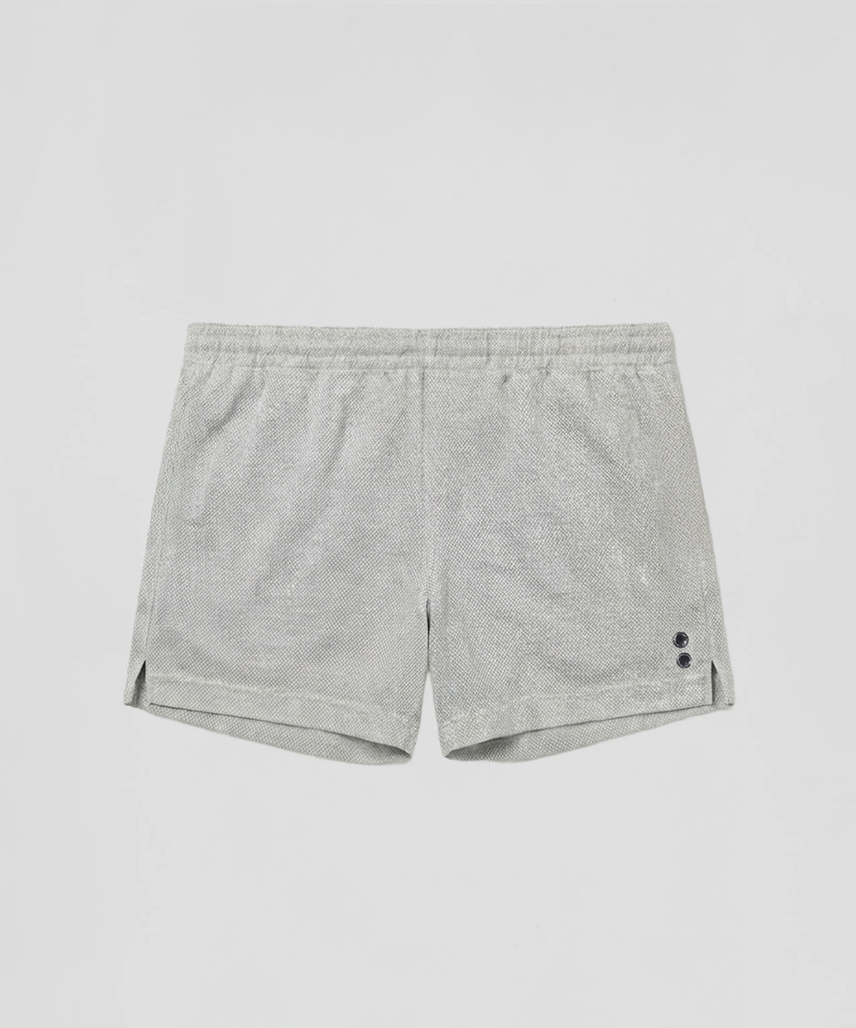 Mesh Home Shorts: Grey Melange