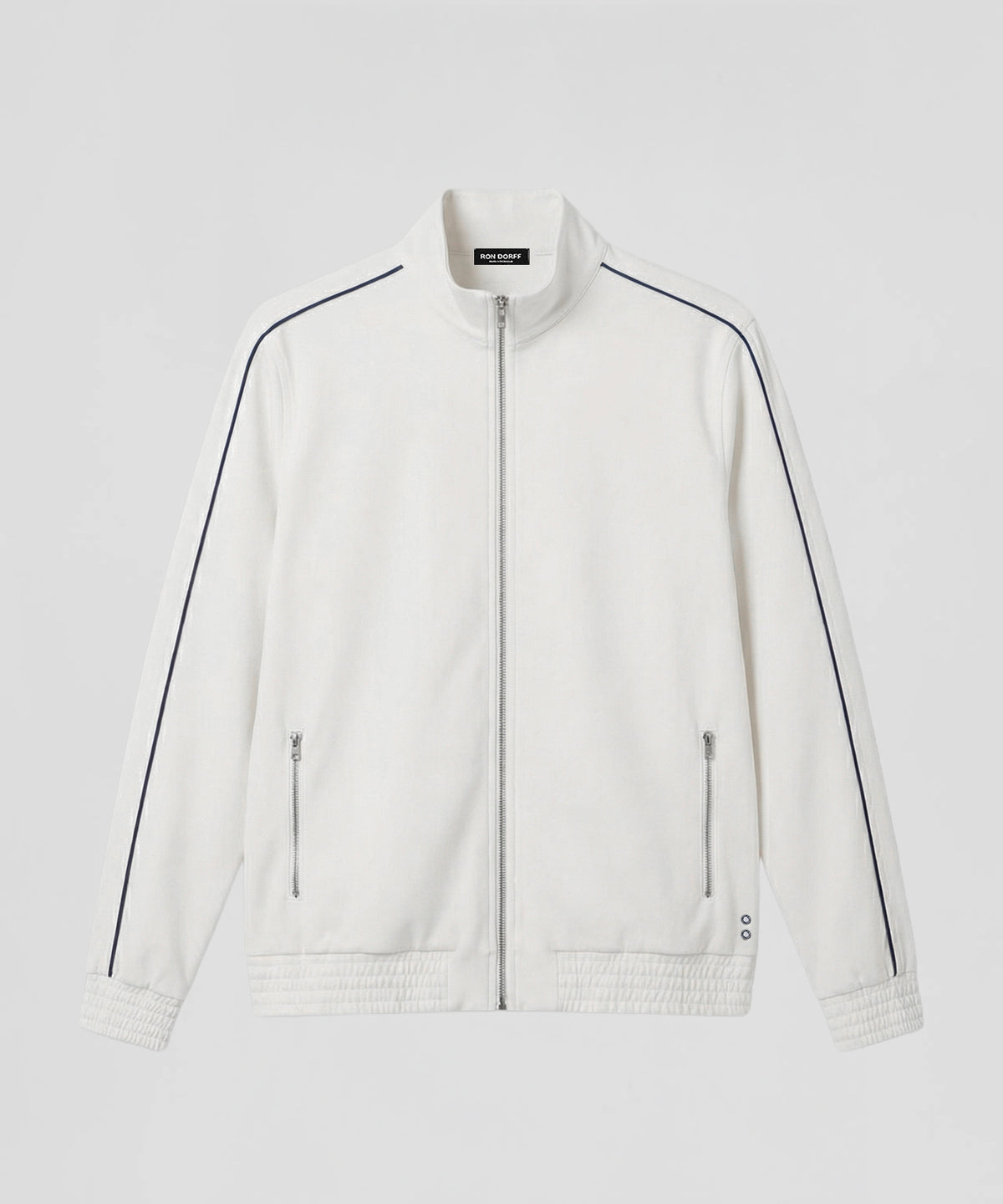 City Jacket w. Piping: Off White