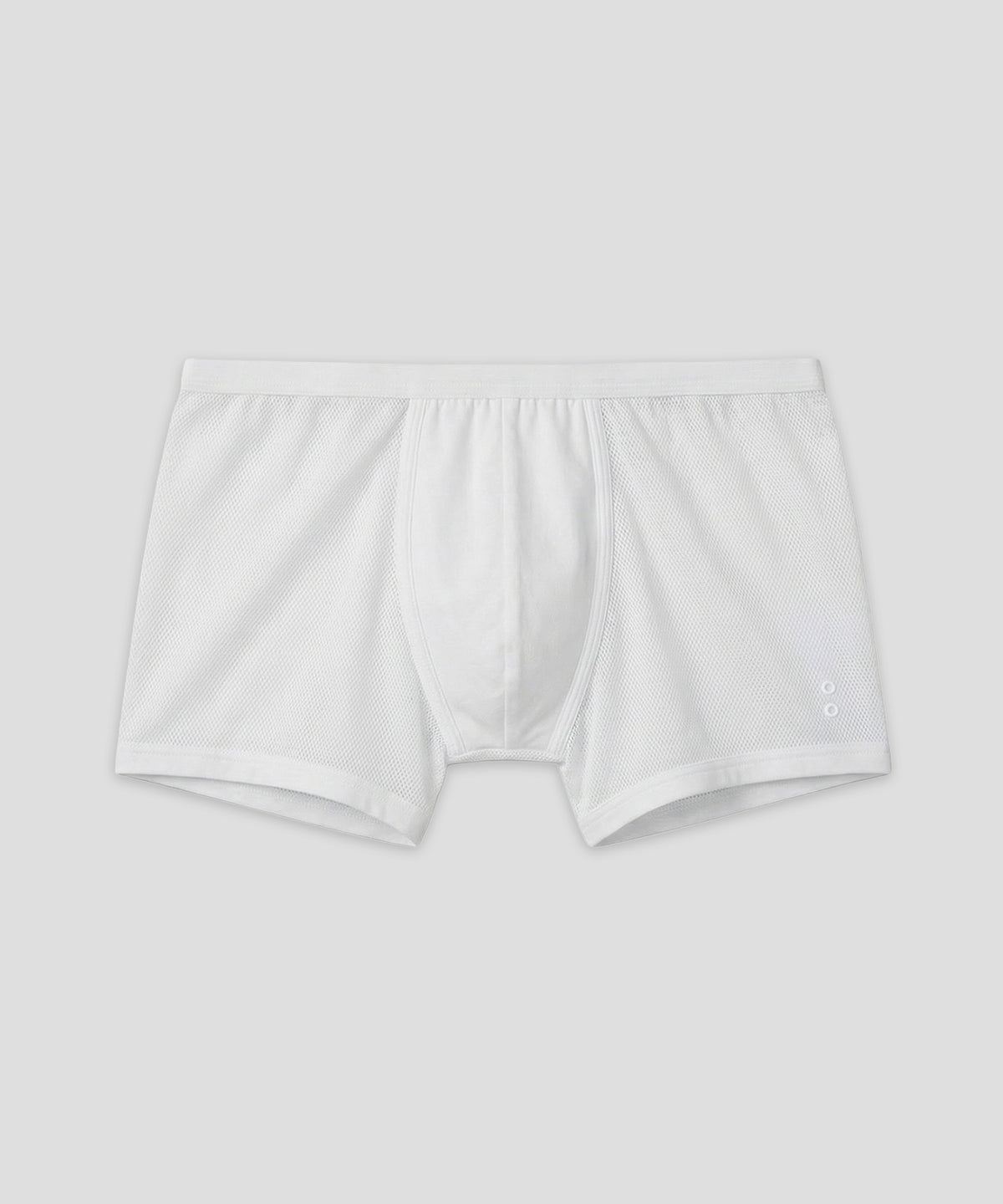 Mesh Boxer Briefs: White
