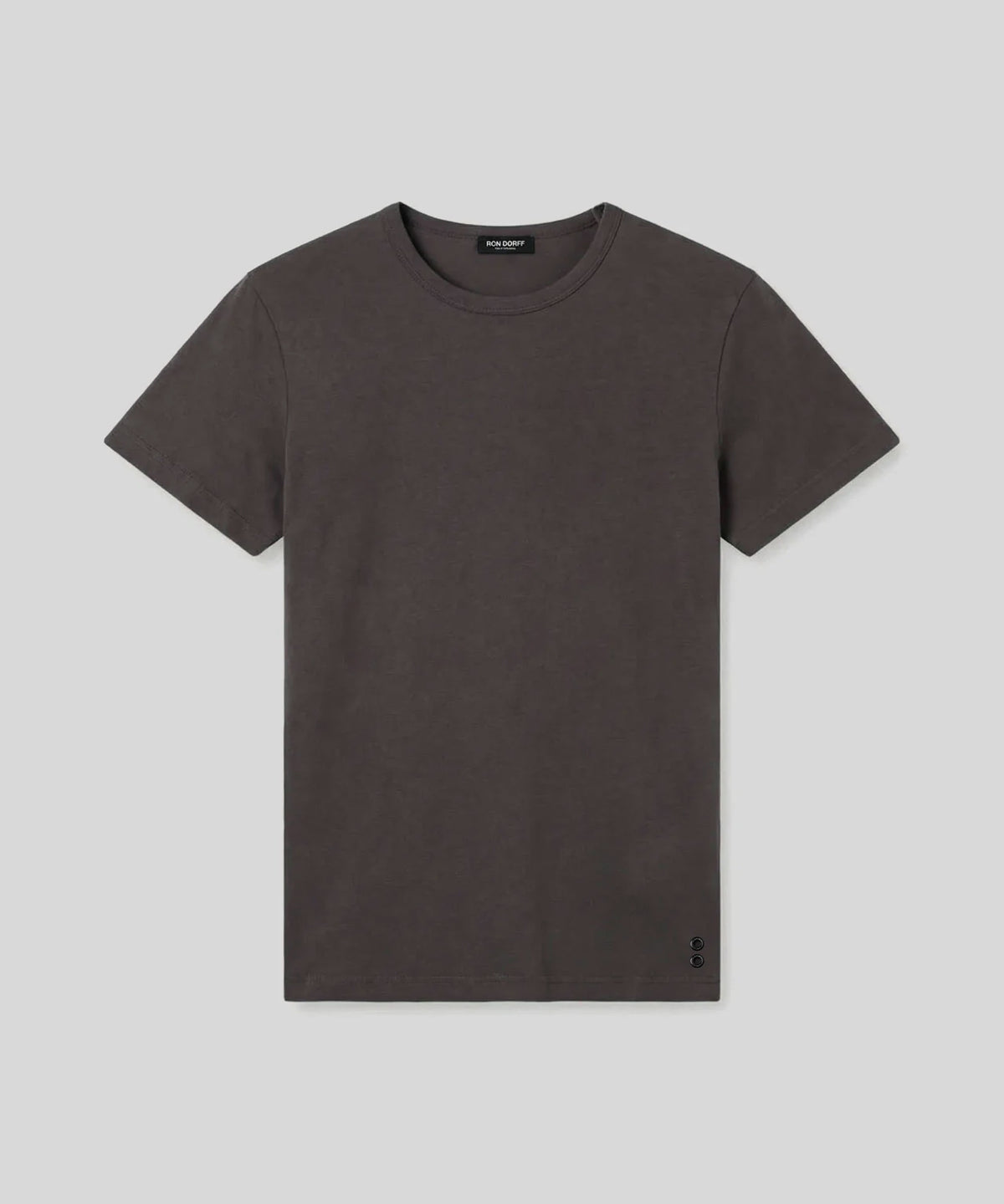 Crew Neck T-Shirt Eyelet Edition: Espresso