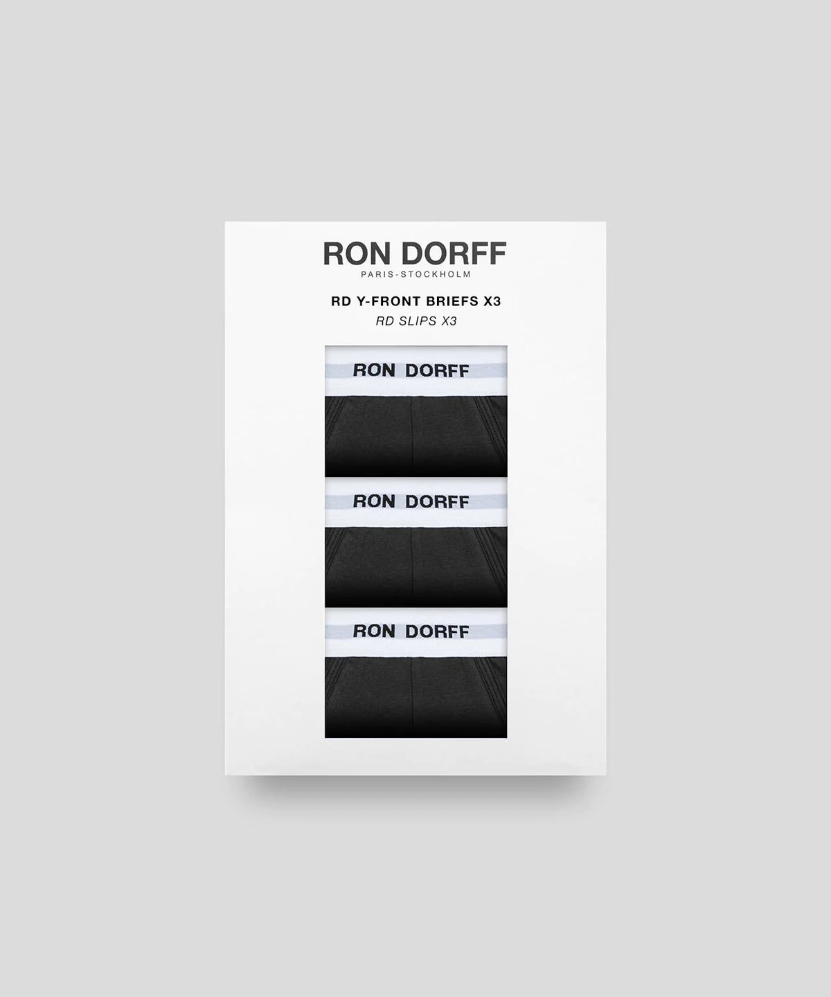 RON DORFF Y-Front Briefs Kit: Black