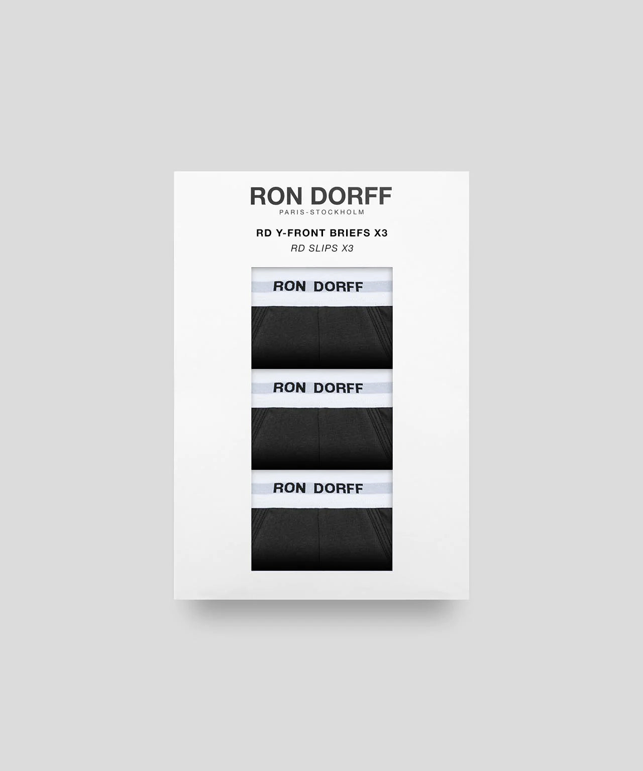 RON DORFF Y-Front Briefs Kit: Black