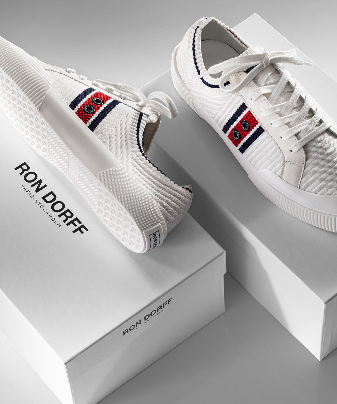 RD Sock Sneakers: Off White