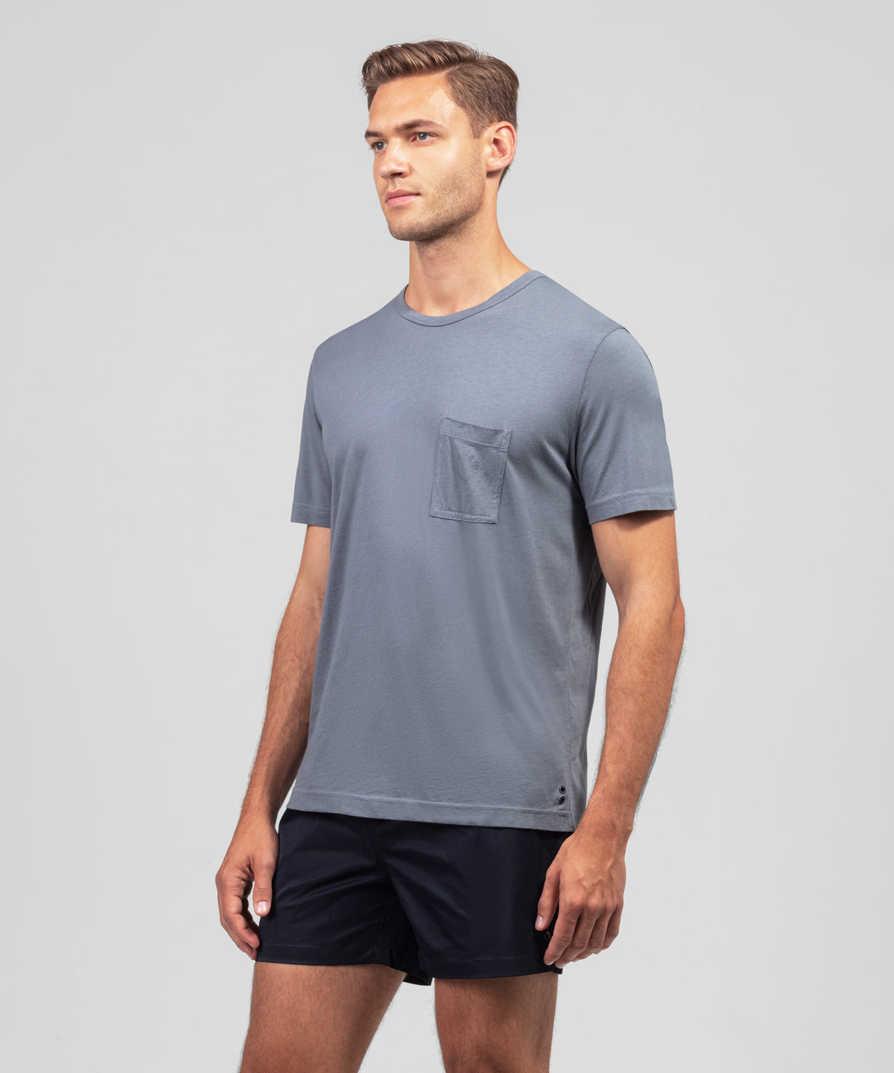 Cotton Modal Relaxed Fit T-Shirt: Stormy Weather