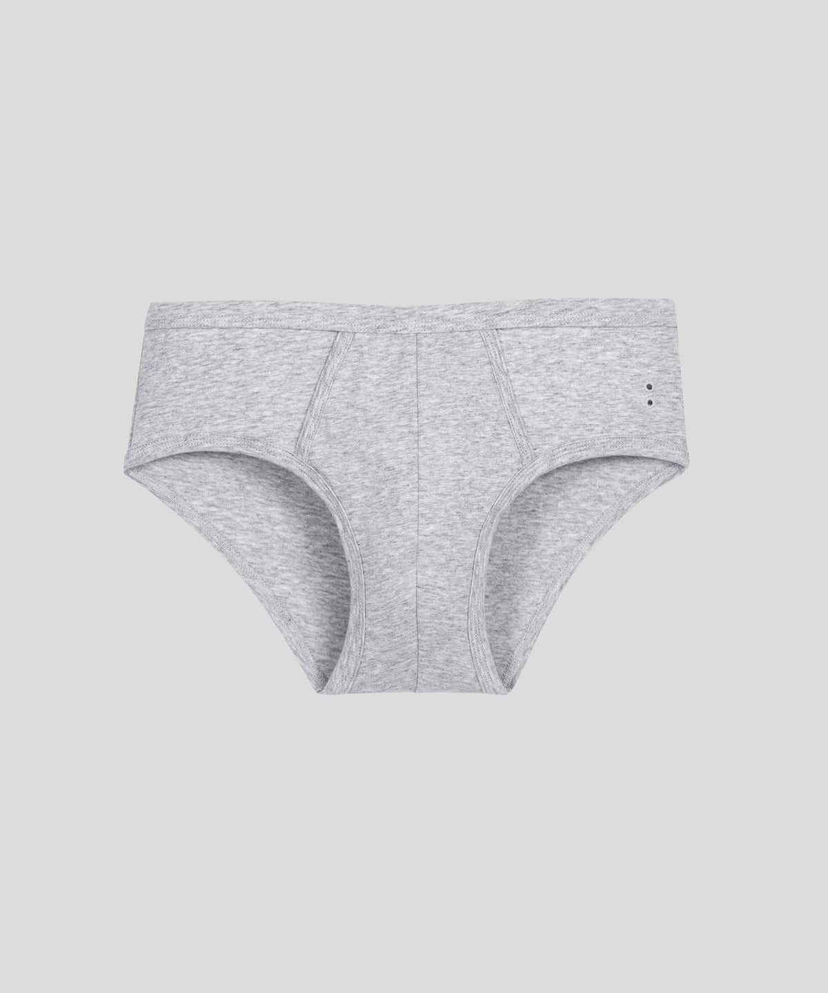 Y-Front Briefs: Heather Grey