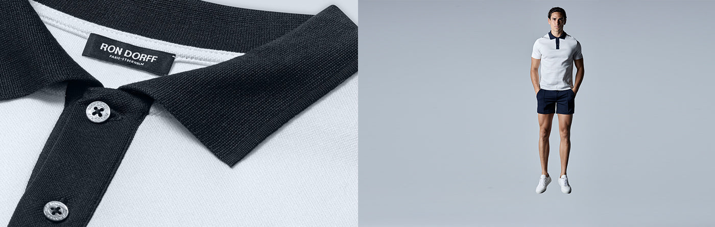 Pique polo shirt