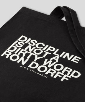 Tote Bag DISCIPLINE: Black
