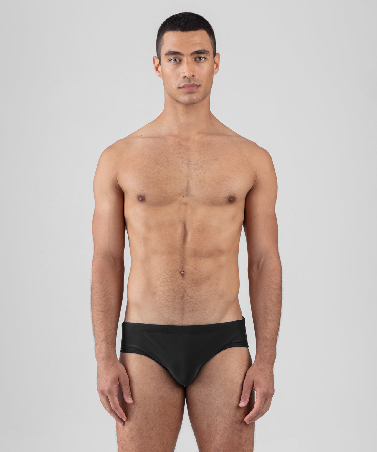 Swim Briefs: Black