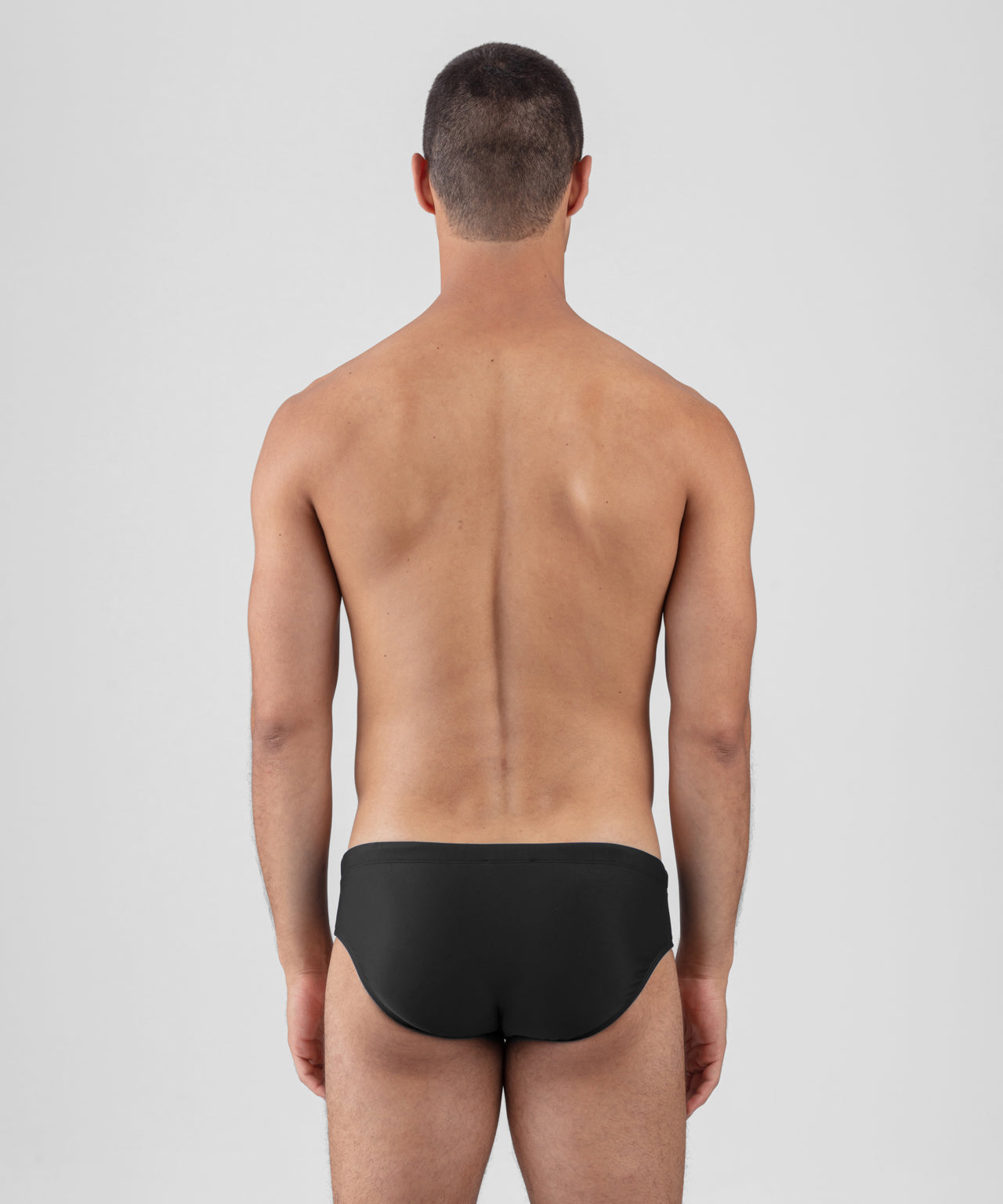 Swim Briefs: Black