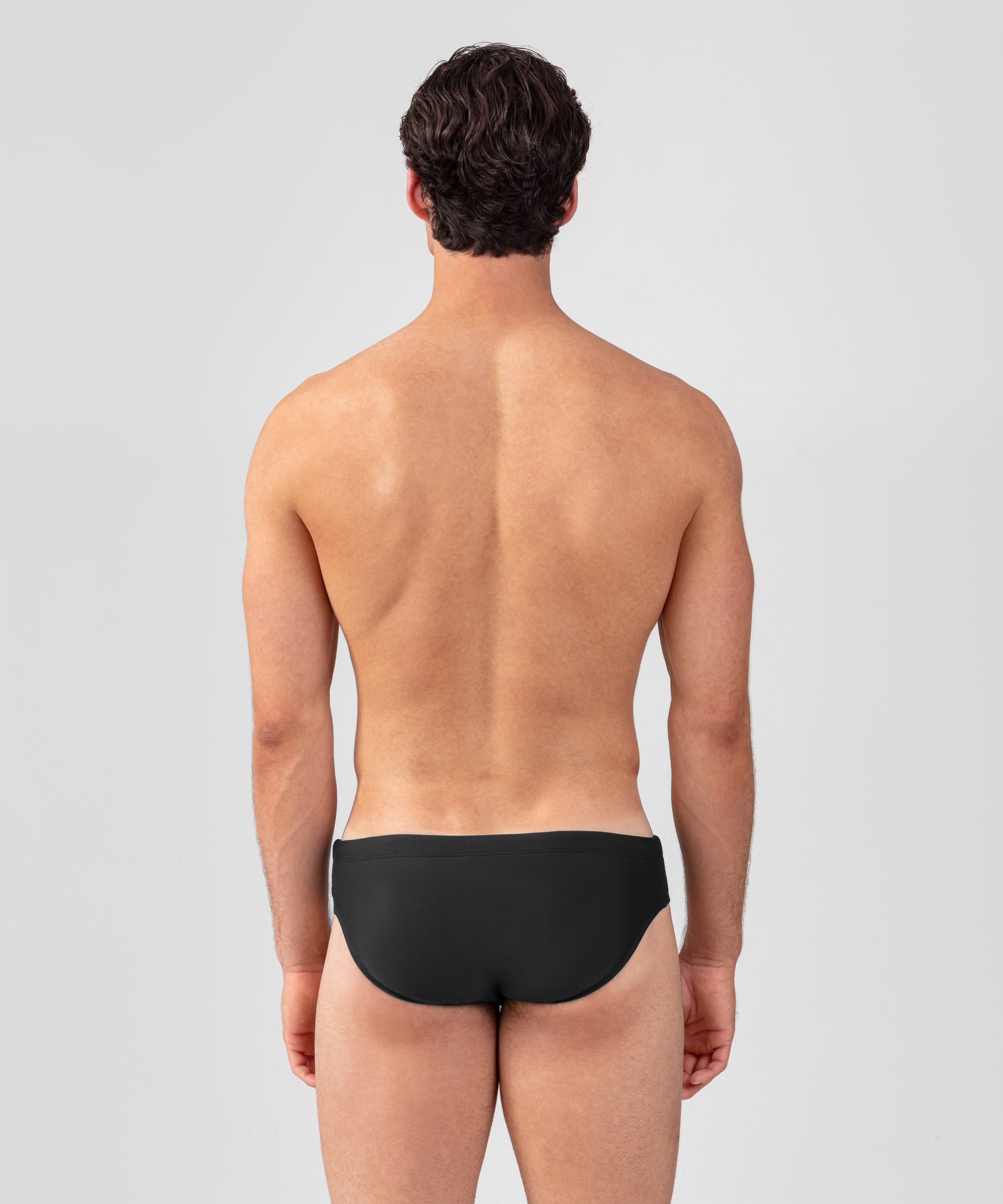 Swim Briefs: Black
