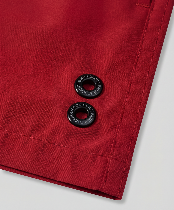 Extended Swim Shorts: Red