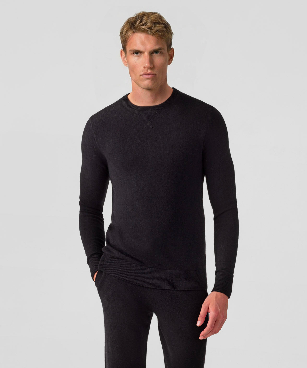 Cashmere Sweater: Black