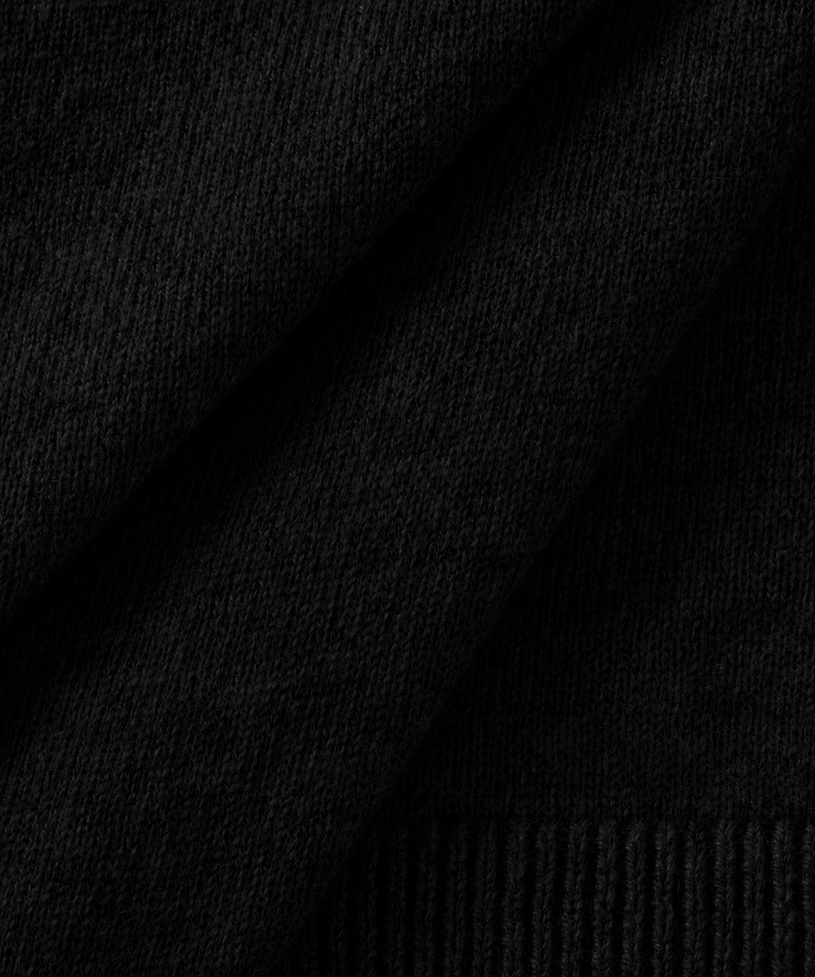 Cashmere Sweater: Black