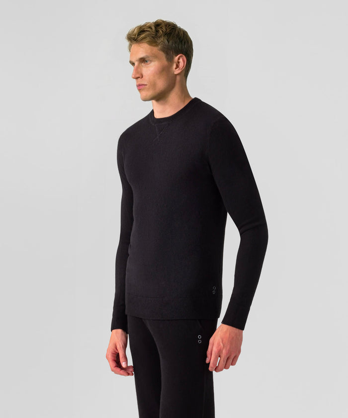 Cashmere Sweater: Black
