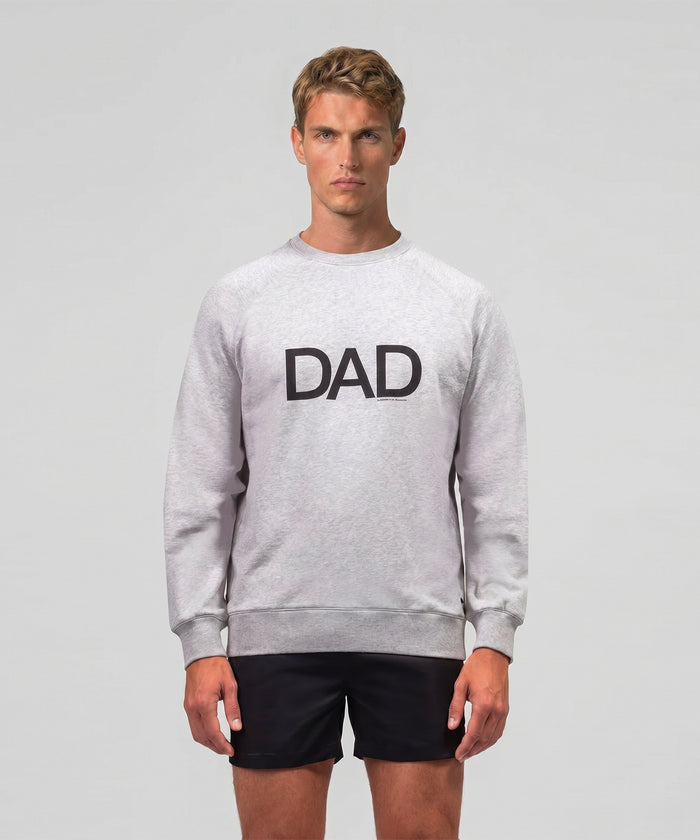 Organic Cotton Sweatshirt DAD: Heather Grey
