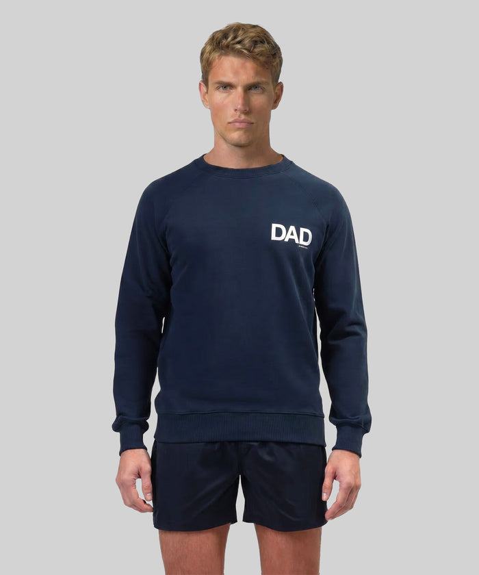 Organic Cotton Sweatshirt "DAD": Navy
