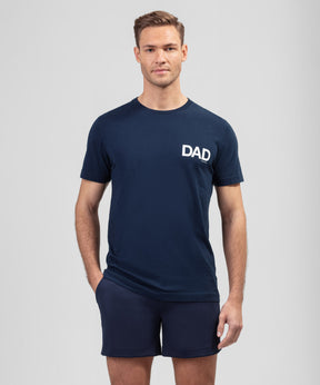 Organic Cotton T-Shirt DAD: Navy
