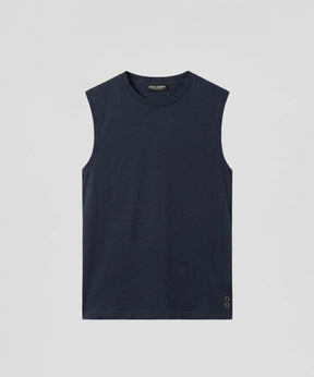 Sleeveless T-Shirt Eyelet Edition: Navy