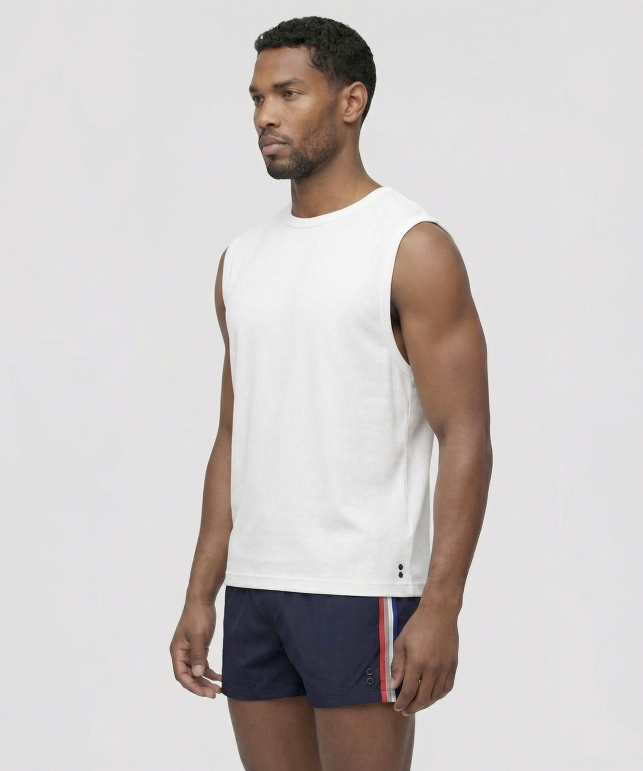 Sleeveless T-Shirt Eyelet Edition: White